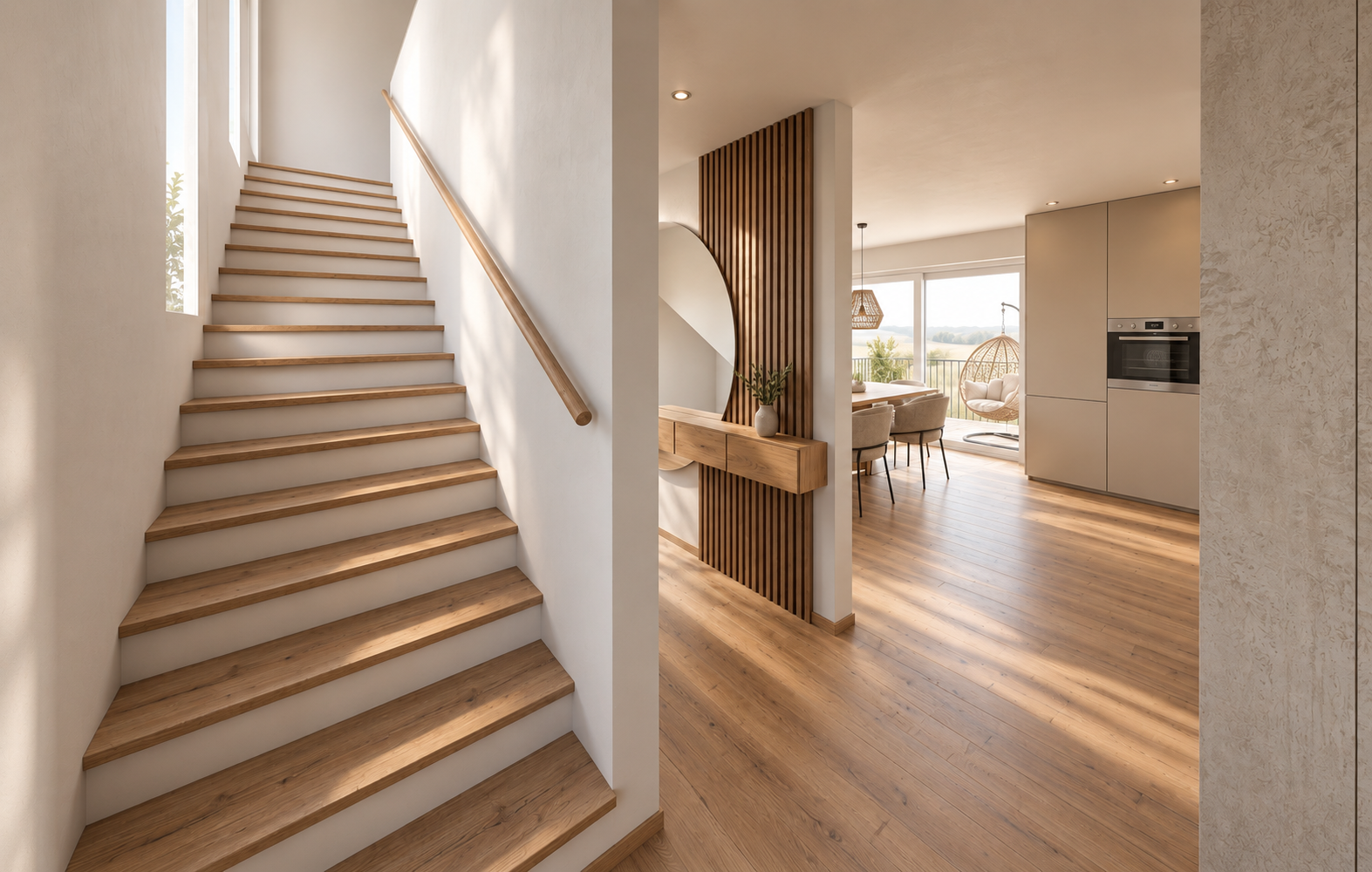 Stiegenhaus und Garderobe Family 120