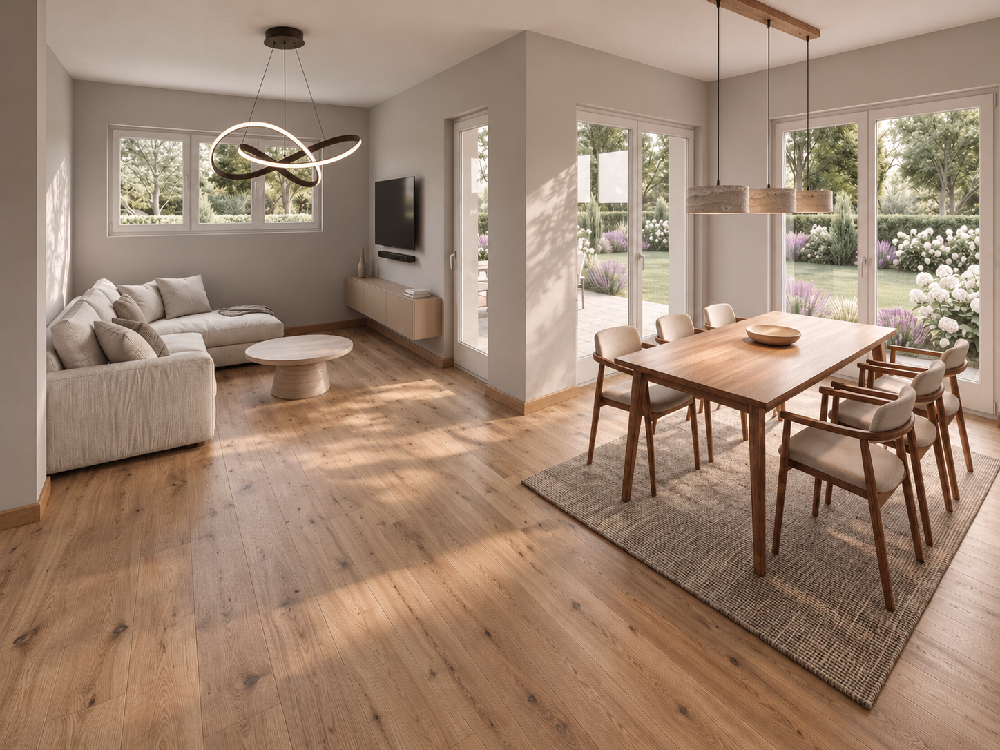 Wohn- und Esszimmer Home 104